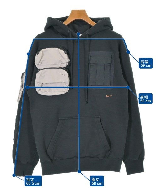 NIKE（ナイキ）パーカー 黒 サイズ:S メンズ/2200653595092