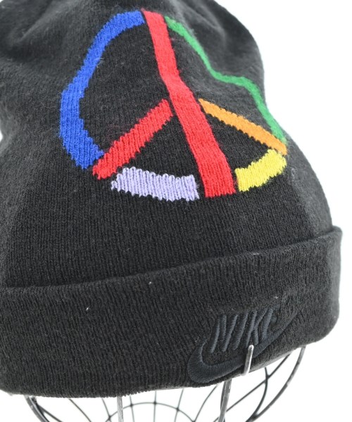 NIKE（ナイキ）ニットキャップ・ビーニー 黒 サイズ:56 レディース/2200697927118