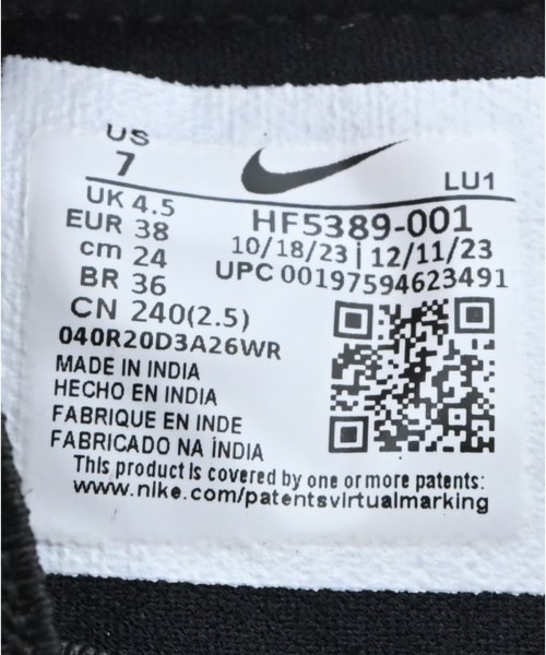 NIKE（ナイキ）その他 黒 サイズ:24cm レディース/2200700143016