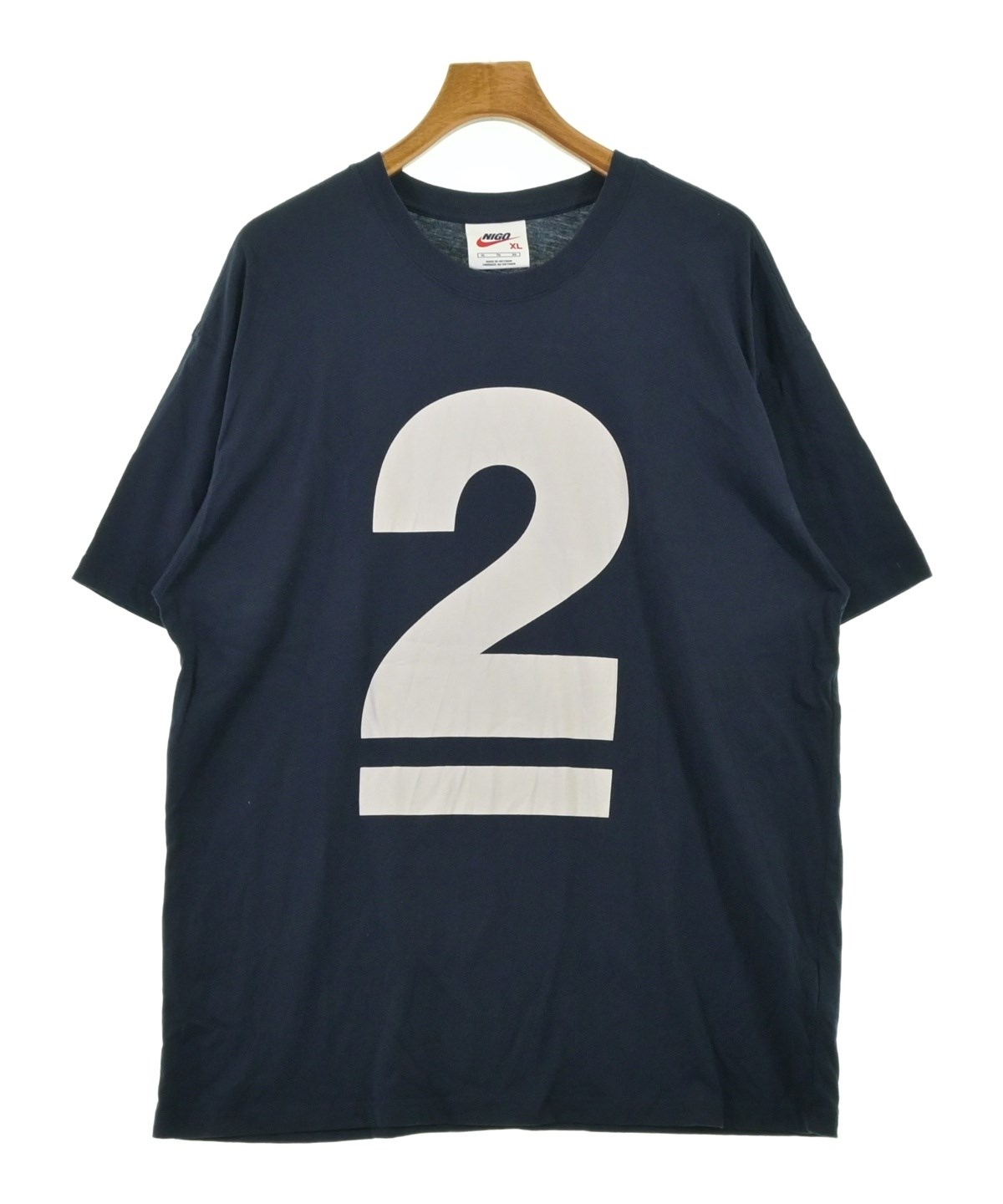 に*ょ様 LAST ORGY 2 ワッペン LAST ORGY 2（ラストオージーツー）Tシャツ・カットソー 紺 サイズ:XL