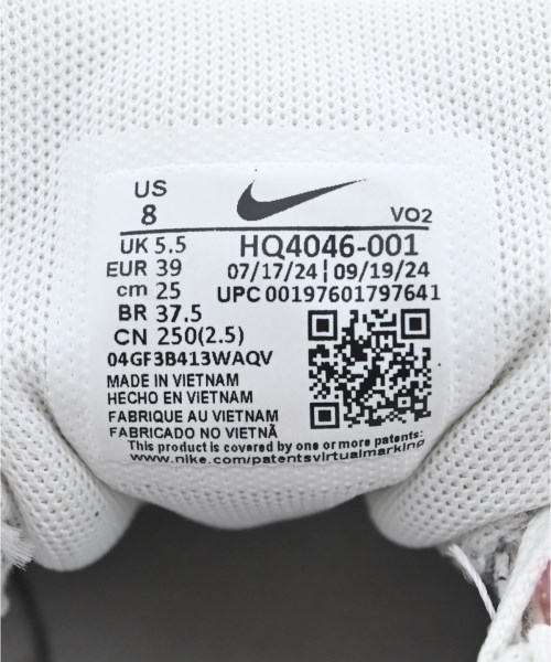 NIKE（ナイキ）スニーカー 白 サイズ:25cm レディース/2200707133089