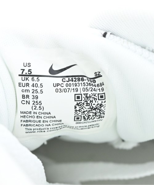 NIKE（ナイキ）スニーカー 白 サイズ:26.5cm メンズ/2200706589085