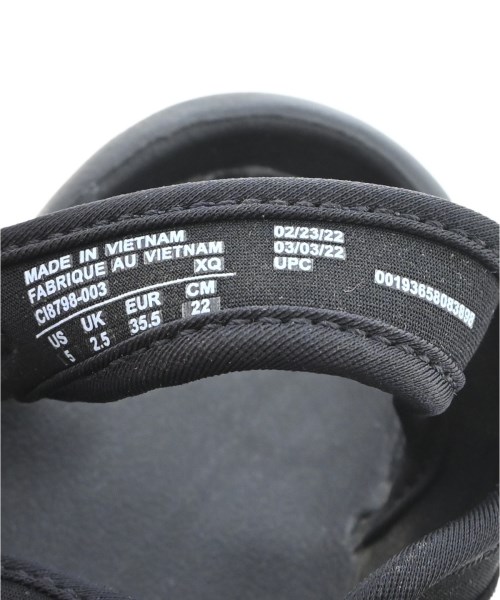 NIKE（ナイキ）サンダル 黒 サイズ:22cm レディース/2200706418095