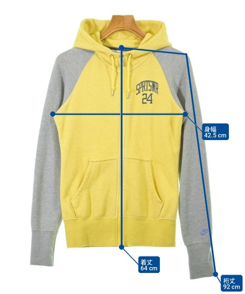 NIKE（ナイキ）パーカー 黄 サイズ:M メンズ/2200709523062