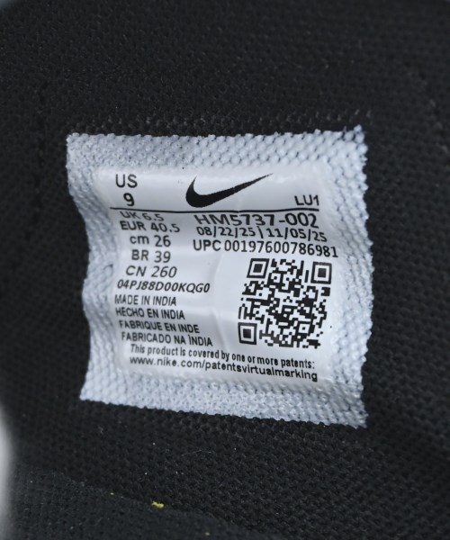 NIKE（ナイキ）サンダル 黒 サイズ:26cm レディース/2200710252173