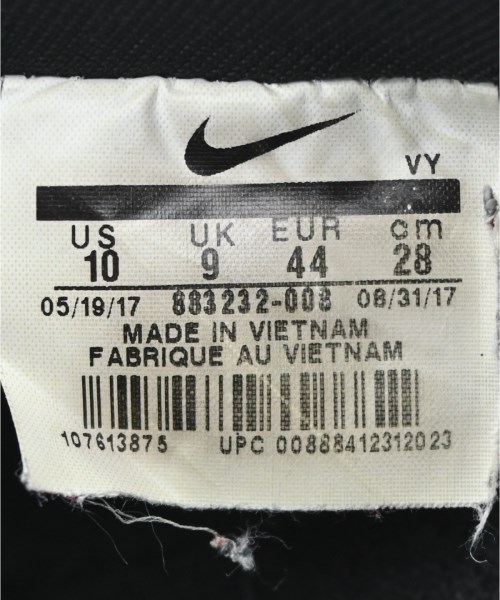 NIKE（ナイキ）スニーカー 黒 サイズ:28cm メンズ/2200663277117