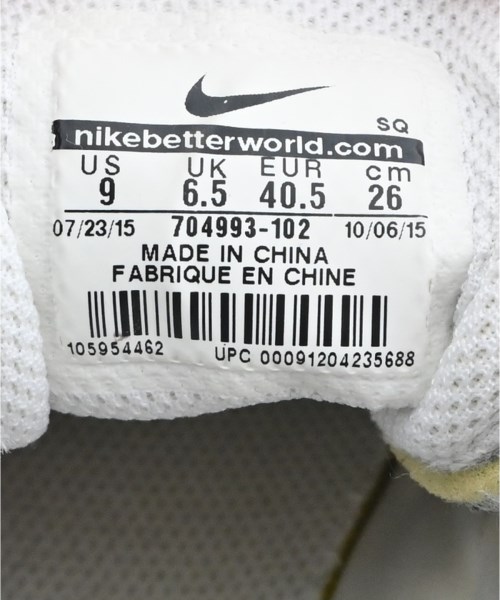 NIKE（ナイキ）スニーカー 白 サイズ:26cm メンズ/2200663853076