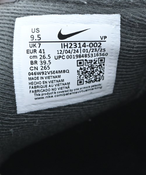 NIKE（ナイキ）スニーカー 黒 サイズ:26.5cm メンズ/2200664112189