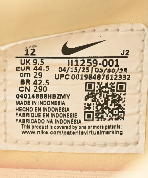 NIKE（ナイキ）スニーカー 黒 サイズ:29cm メンズ/2200665241024