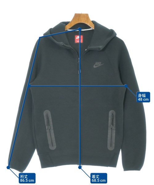 NIKE（ナイキ）パーカー 黒 サイズ:S メンズ/2200662371021