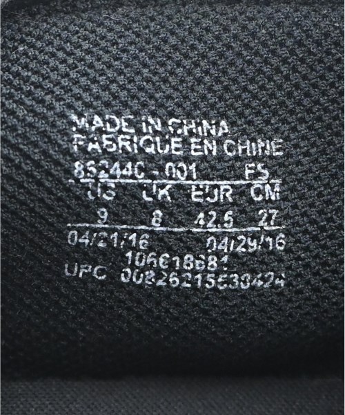 NIKE（ナイキ）スニーカー 黒 サイズ:27cm メンズ/2200664334062