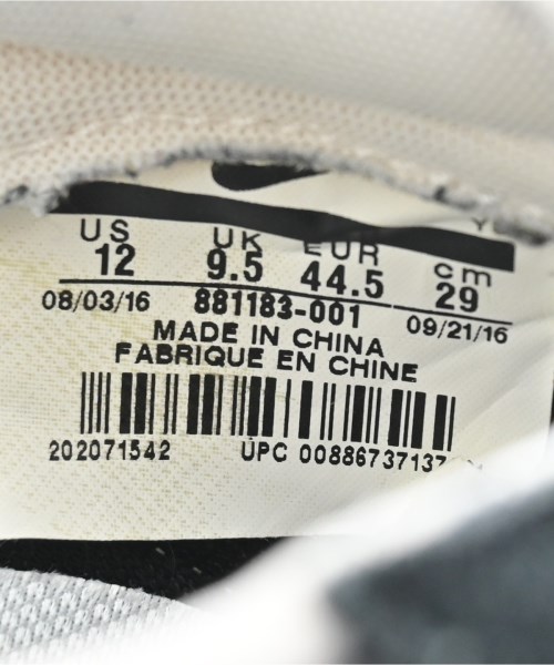 NIKE（ナイキ）スニーカー 黒 サイズ:29cm メンズ/2200664467074