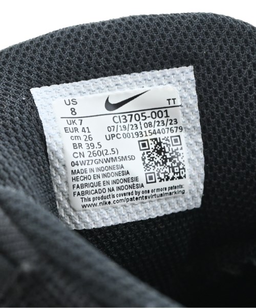 NIKE（ナイキ）スニーカー 黒 サイズ:26cm メンズ/2200667284029