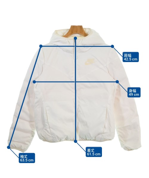 NIKE（ナイキ）ダウンジャケット/ダウンベスト 白 サイズ:M レディース/2200665020018