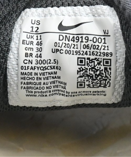 NIKE（ナイキ）スニーカー 黒 サイズ:30cm メンズ/2200670070473