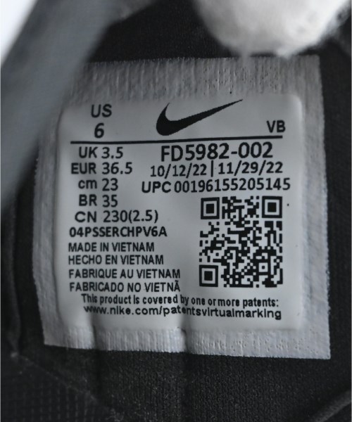 NIKE（ナイキ）サンダル 黒 サイズ:23cm レディース/2200671623036