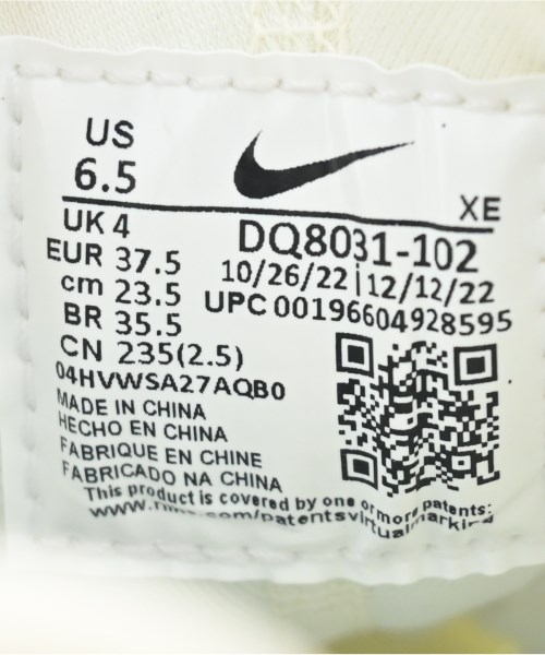 NIKE（ナイキ）スニーカー 白 サイズ:23.5cm レディース/2200672403040