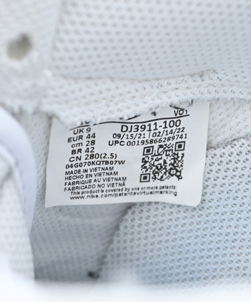 NIKE（ナイキ）スニーカー 白 サイズ:28cm メンズ/2200730464020