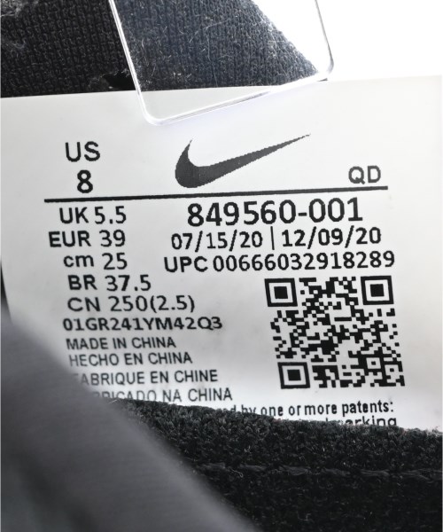 NIKE（ナイキ）スニーカー 黒 サイズ:25cm メンズ/2200732541019