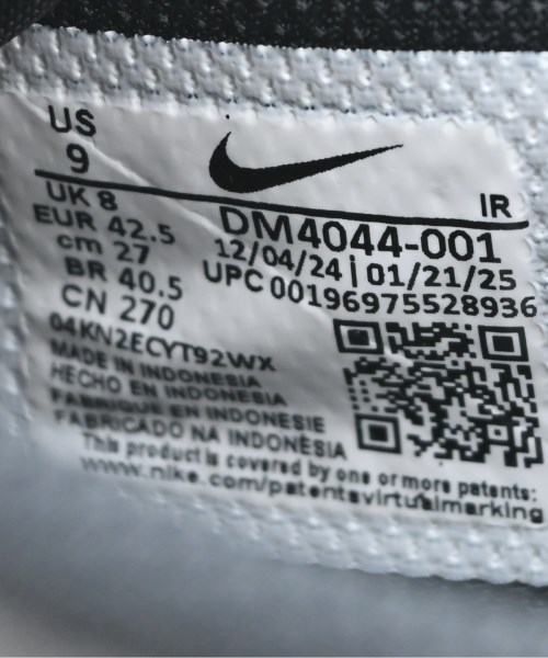 NIKE（ナイキ）スニーカー 黒 サイズ:27cm メンズ/2200733961045