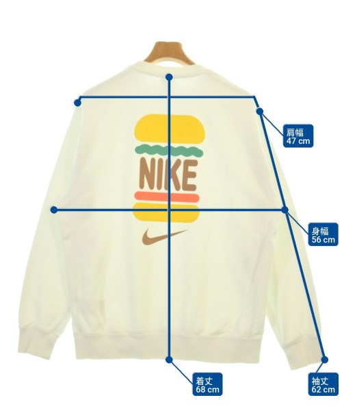 NIKE（ナイキ）スウェット 白 サイズ:L メンズ/2200734746047