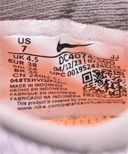 NIKE（ナイキ）スニーカー 紫 サイズ:24cm レディース/2200714238029