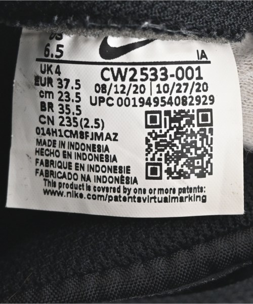 NIKE（ナイキ）スニーカー 黒 サイズ:23.5cm レディース/2200716908074