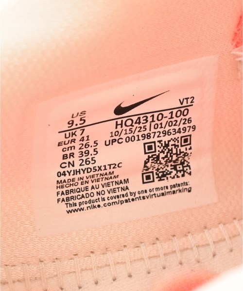 NIKE（ナイキ）スニーカー 白 サイズ:26.5cm メンズ/2200721876016