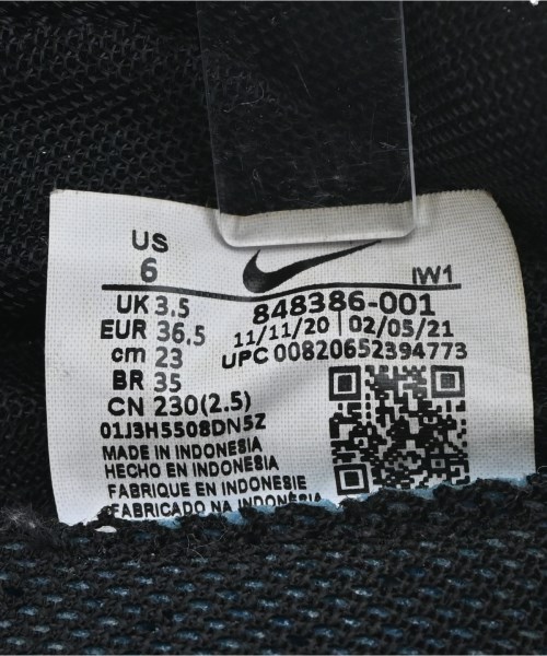 NIKE（ナイキ）スニーカー 黒 サイズ:23cm レディース/2200721909134