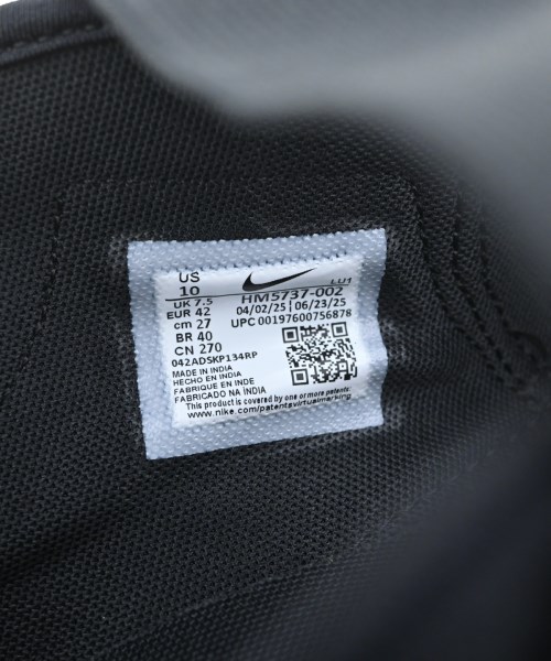 NIKE（ナイキ）スニーカー 黒 サイズ:27cm メンズ/2200719437069