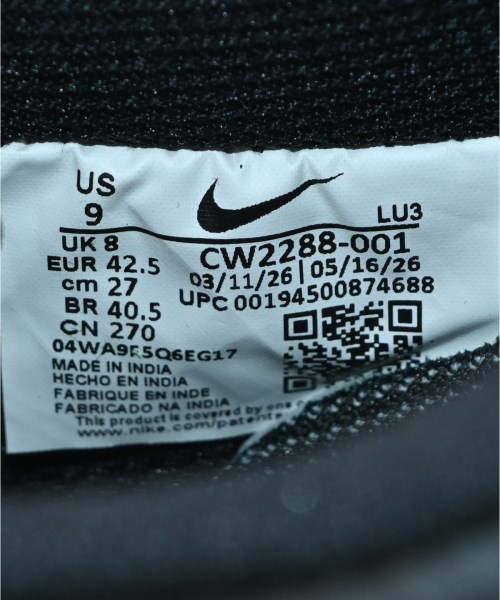 NIKE（ナイキ）スニーカー 黒 サイズ:27cm メンズ/2200723199038