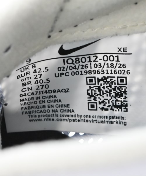 NIKE（ナイキ）スニーカー 黒 サイズ:27cm メンズ/2200723199069