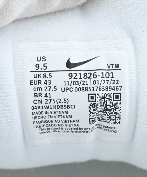 NIKE（ナイキ）スニーカー 白 サイズ:27.5cm メンズ/2200722789223