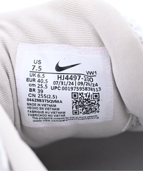 NIKE（ナイキ）スニーカー 白 サイズ:25.5cm レディース/2200721896373