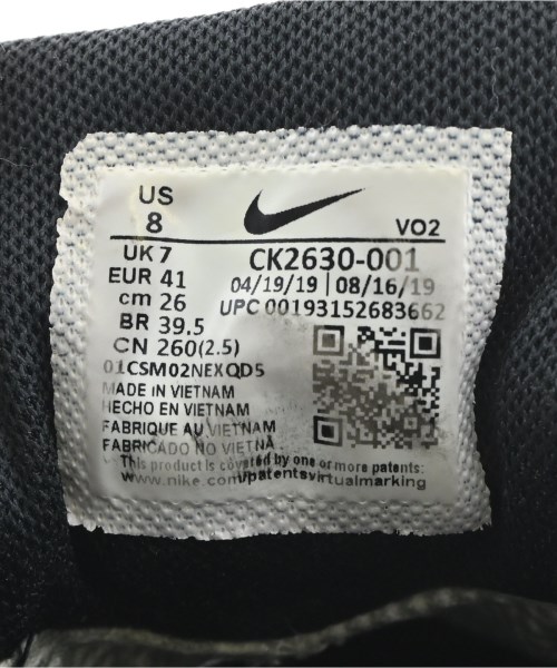 NIKE（ナイキ）スニーカー 黒 サイズ:26cm メンズ/2200725561017