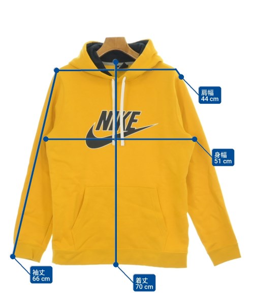 NIKE（ナイキ）パーカー 黄 サイズ:L メンズ/2200710072016