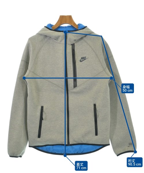 NIKE（ナイキ）ダウンジャケット/ダウンベスト グレー サイズ:S メンズ/2200728957039