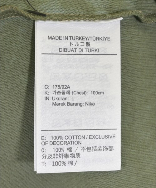 NIKE（ナイキ）Tシャツ・カットソー カーキ サイズ:L メンズ/2200728989016