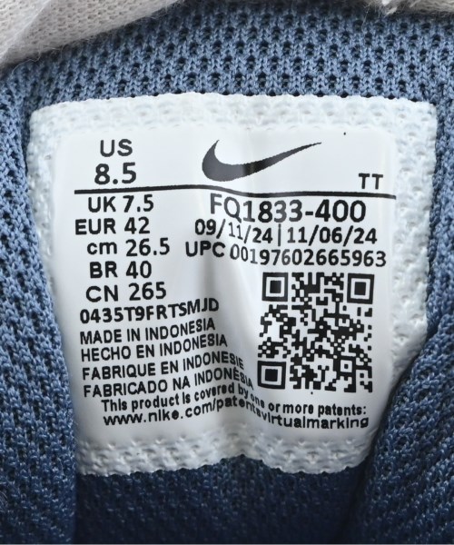 NIKE（ナイキ）スニーカー 青 サイズ:26.5cm メンズ/2200682310062