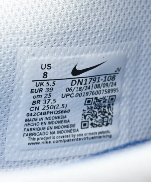NIKE（ナイキ）スニーカー 白 サイズ:25cm レディース/2200682326254