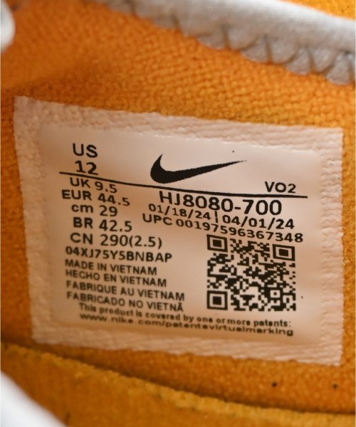 NIKE（ナイキ）スニーカー 黄 サイズ:29cm メンズ/2200679518280
