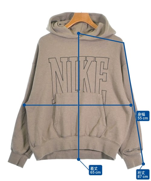 NIKE（ナイキ）パーカー 茶 サイズ:M レディース/2200660634036