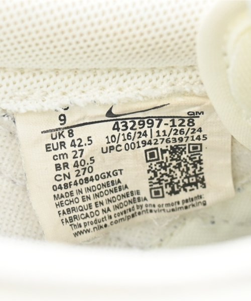 NIKE（ナイキ）スニーカー 白 サイズ:27cm メンズ/2200679422266