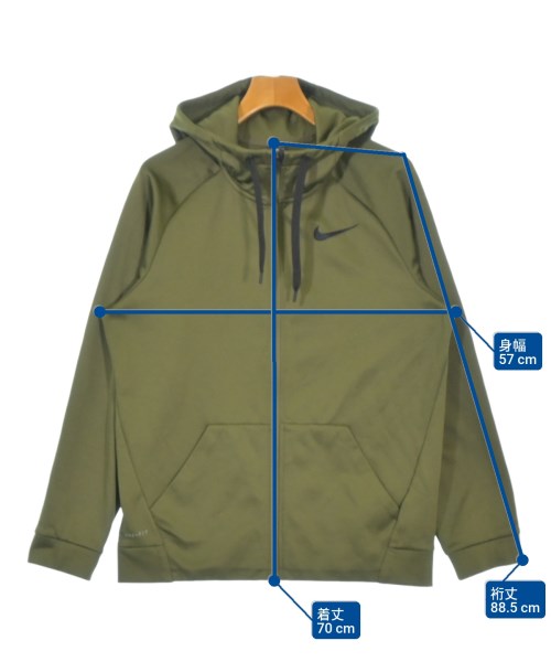 NIKE（ナイキ）パーカー カーキ サイズ:L メンズ/2200681276031