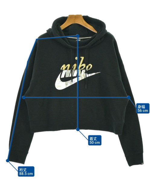NIKE（ナイキ）パーカー 黒 サイズ:L レディース/2200682505123