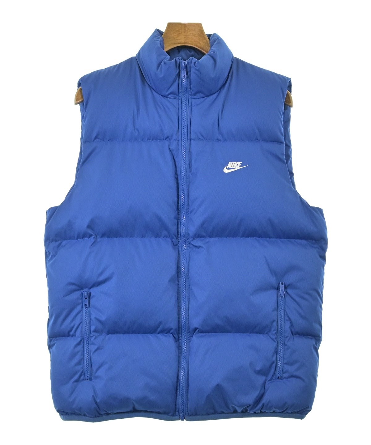 NIKE（ナイキ）ダウンジャケット/ダウンベスト 青 サイズ:S メンズ