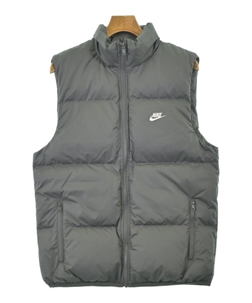 NIKE(ナイキ)ダウンジャケット/ダウンベスト グレー サイズ:S/2200672945052