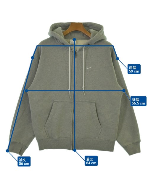 NIKE（ナイキ）パーカー グレー サイズ:M メンズ/2200672945243