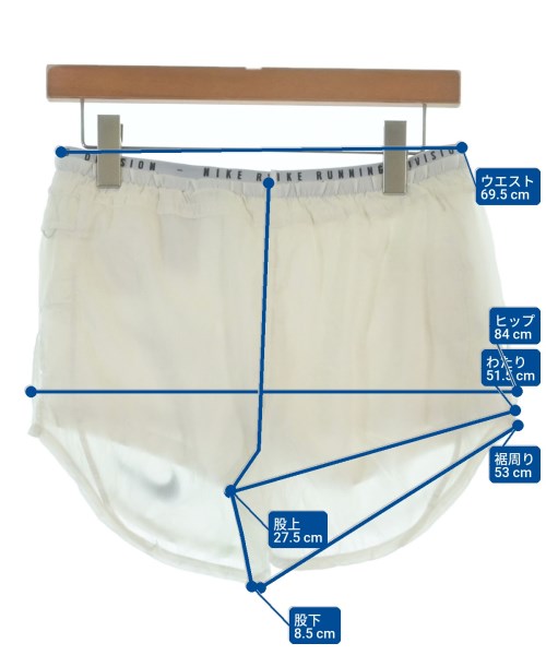 NIKE（ナイキ）ショートパンツ 白 サイズ:M レディース/2200689451027