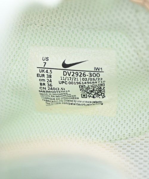 NIKE（ナイキ）スニーカー 緑 サイズ:24cm レディース/2200691496047
